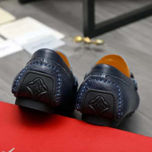 Replica Salvatore Ferragamo Leather Shoes For Men #1416549 $76.00 USD for Wholesale