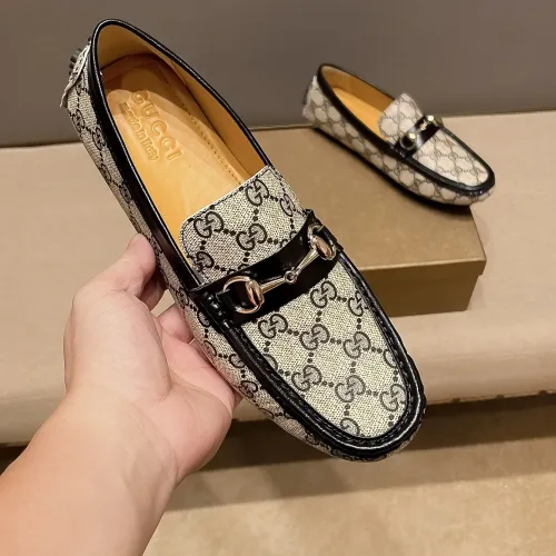 Replica Gucci Oxfords Shoes For Men #1417130 $76.00 USD for Wholesale