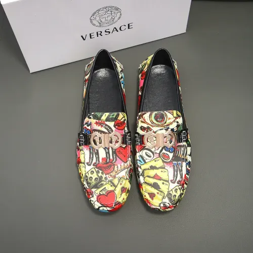 Cheap Versace Leather Shoes For Men #1417132, $$76.00 USD On Versace Leather Shoes