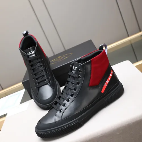 Cheap Prada High Top Shoes For Men #1417145, $$85.00 USD On Prada High Top Shoes