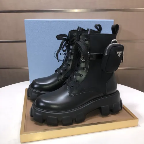 Replica Prada Boots For Men #1417156 $125.00 USD for Wholesale