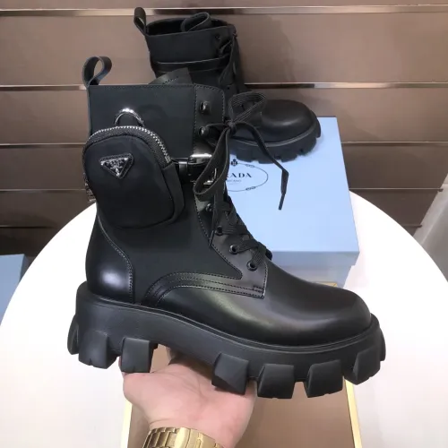 Replica Prada Boots For Men #1417156 $125.00 USD for Wholesale