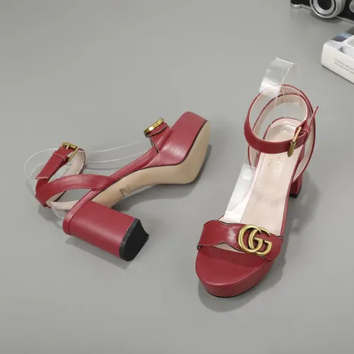 Replica Gucci Sandal For Women #1417353 $80.00 USD for Wholesale