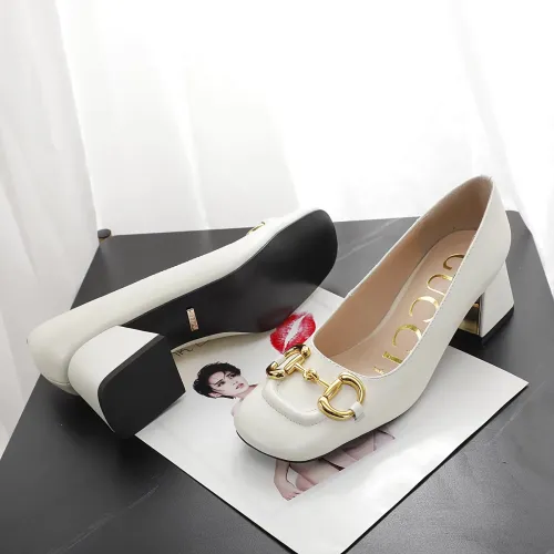 Replica Gucci High-Heeled Shoes For Women #1417417 $82.00 USD for Wholesale