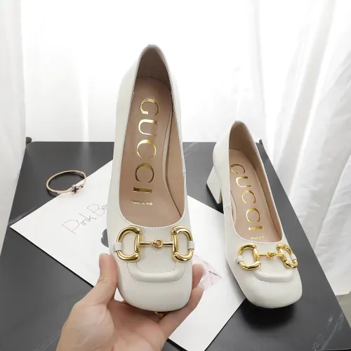 Replica Gucci High-Heeled Shoes For Women #1417417 $82.00 USD for Wholesale