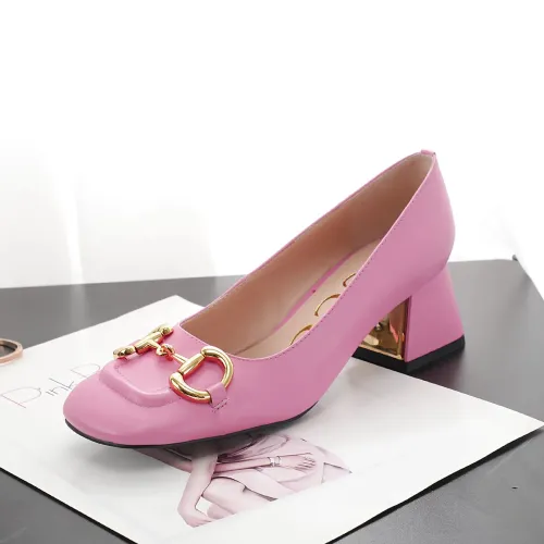 Replica Gucci High-Heeled Shoes For Women #1417418 $82.00 USD for Wholesale