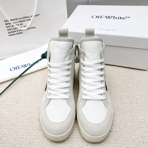 Replica Off-White High Tops Shoes For Women #1417454 $96.00 USD for Wholesale