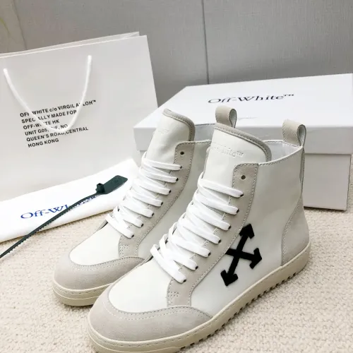 Cheap Off-White High Tops Shoes For Men #1417455, $$96.00 USD On Off-White High Tops Shoes