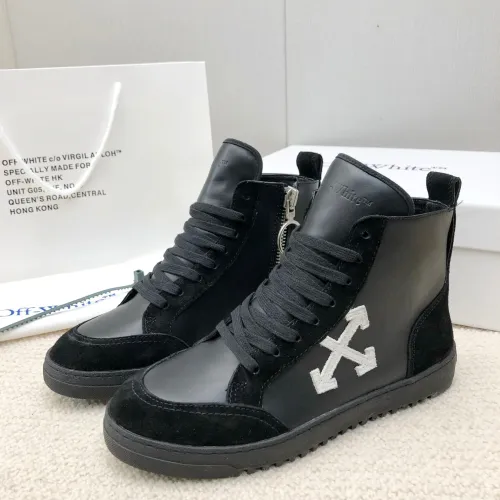 Cheap Off-White High Tops Shoes For Men #1417457, $$96.00 USD On Off-White High Tops Shoes