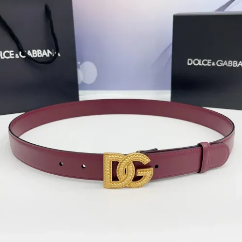 Cheap Dolce &amp; Gabbana D&amp;G AAA Quality Belts For Women #1417471, $$60.00 USD On Dolce &amp; Gabbana D&amp;G AAA Quality Belts