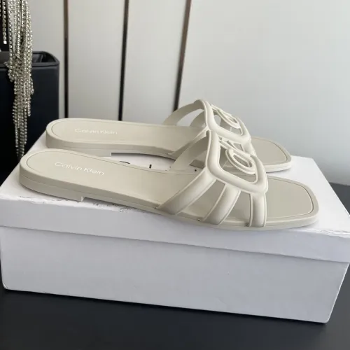 Replica Calvin Klein CK Slippers For Women #1417477 $64.00 USD for Wholesale