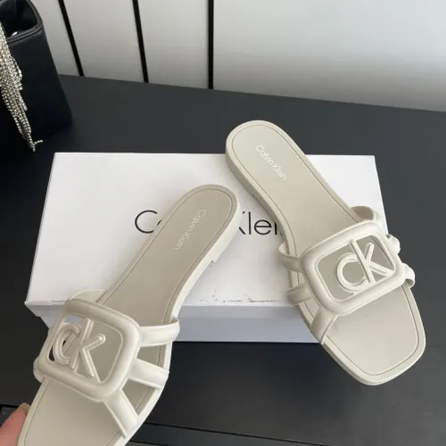 Replica Calvin Klein CK Slippers For Women #1417477 $64.00 USD for Wholesale