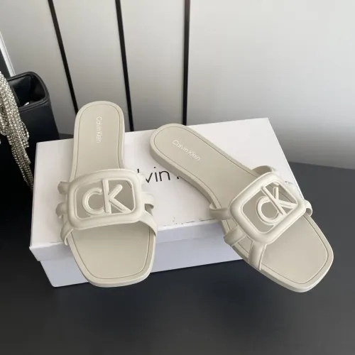 Replica Calvin Klein CK Slippers For Women #1417477 $64.00 USD for Wholesale
