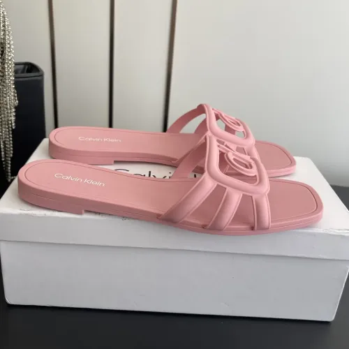 Replica Calvin Klein CK Slippers For Women #1417478 $64.00 USD for Wholesale