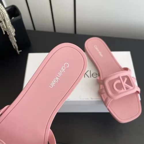 Replica Calvin Klein CK Slippers For Women #1417478 $64.00 USD for Wholesale