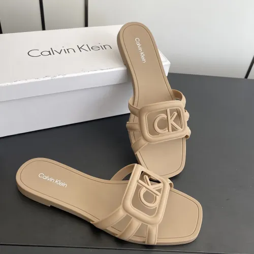 Replica Calvin Klein CK Slippers For Women #1417479 $64.00 USD for Wholesale