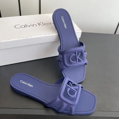 Replica Calvin Klein CK Slippers For Women #1417481 $64.00 USD for Wholesale