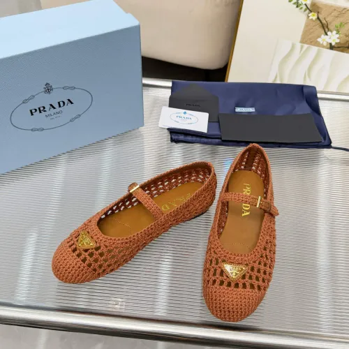 Replica Prada Flat Shoes For Women #1417565 $122.00 USD for Wholesale