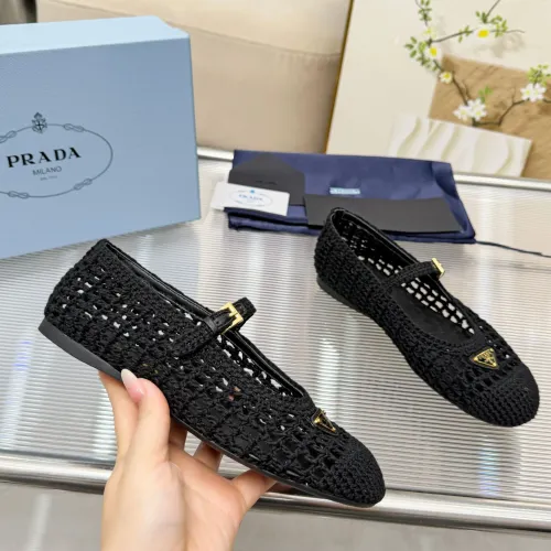 Replica Prada Flat Shoes For Women #1417566 $122.00 USD for Wholesale