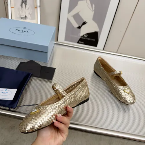 Replica Prada Flat Shoes For Women #1417567 $140.00 USD for Wholesale
