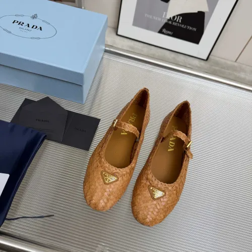 Replica Prada Flat Shoes For Women #1417568 $140.00 USD for Wholesale