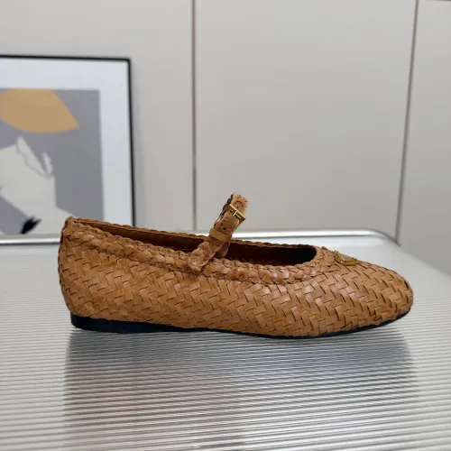 Replica Prada Flat Shoes For Women #1417568 $140.00 USD for Wholesale