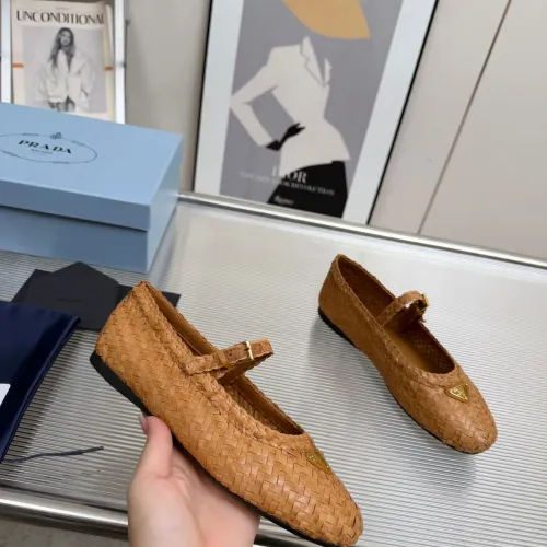 Replica Prada Flat Shoes For Women #1417568 $140.00 USD for Wholesale