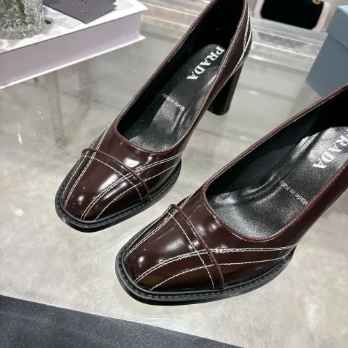 Replica Prada High-heeled Shoes For Women #1417579 $105.00 USD for Wholesale