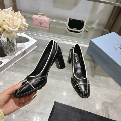 Replica Prada High-heeled Shoes For Women #1417580 $105.00 USD for Wholesale