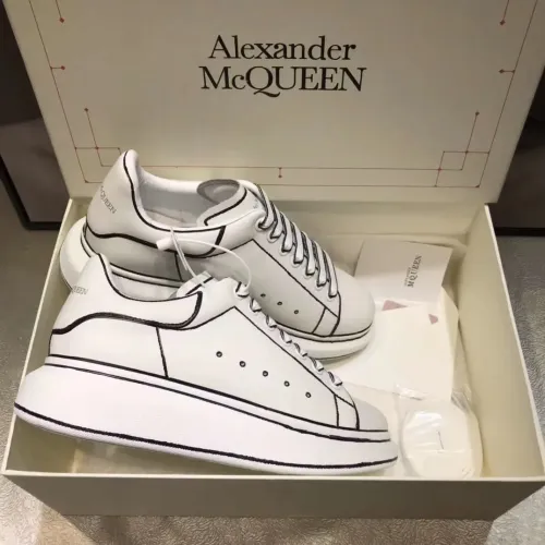 Replica Alexander McQueen Casual Shoes For Men #1417585 $100.00 USD for Wholesale