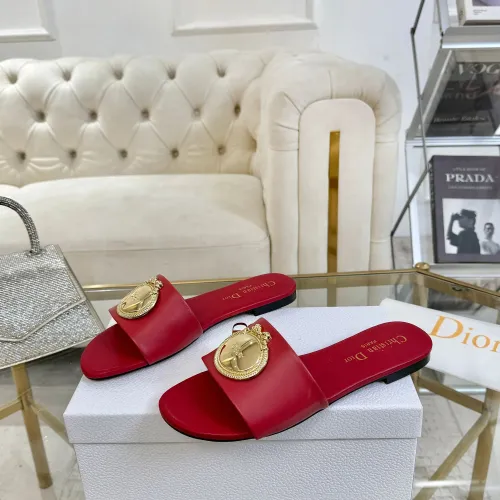 Replica Christian Dior Slippers For Women #1417610 $82.00 USD for Wholesale