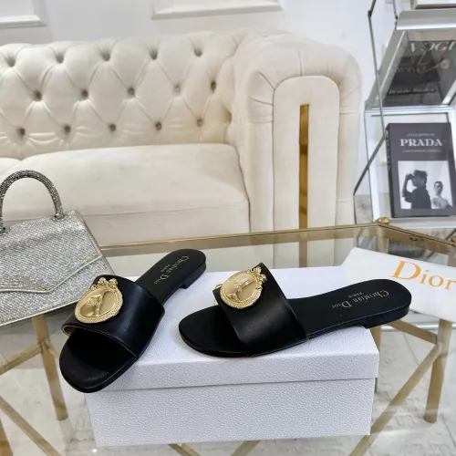 Replica Christian Dior Slippers For Women #1417614 $82.00 USD for Wholesale