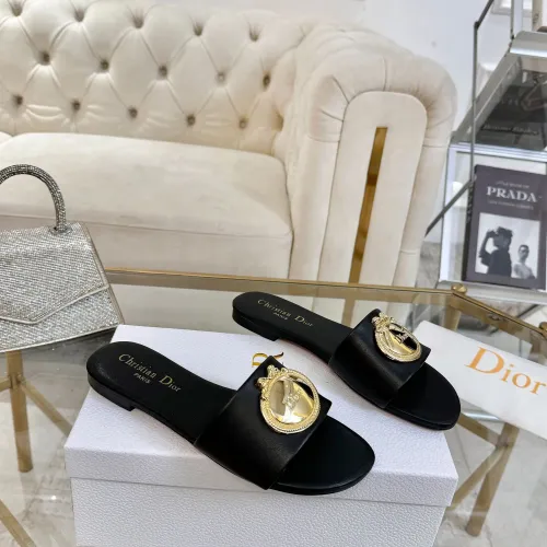 Replica Christian Dior Slippers For Women #1417614 $82.00 USD for Wholesale