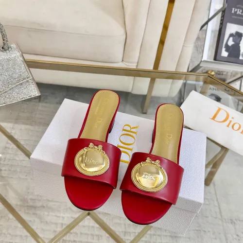 Replica Christian Dior Slippers For Women #1417622 $85.00 USD for Wholesale