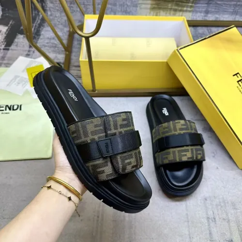 Cheap Fendi Slippers For Men #1417643, $$80.00 USD On Fendi Slippers