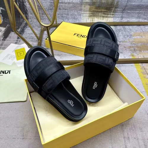 Replica Fendi Slippers For Men #1417644 $80.00 USD for Wholesale
