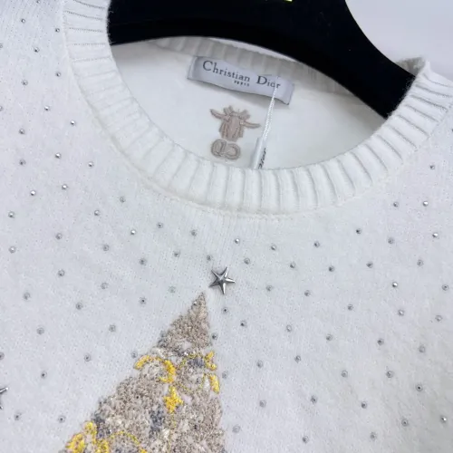 Replica Christian Dior Sweaters Long Sleeved For Women #1417724 $72.00 USD for Wholesale