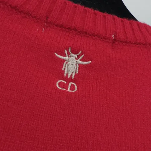 Replica Christian Dior Sweaters Long Sleeved For Women #1417725 $72.00 USD for Wholesale