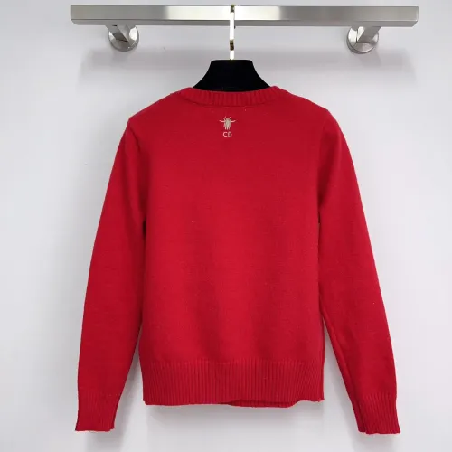 Replica Christian Dior Sweaters Long Sleeved For Women #1417728 $72.00 USD for Wholesale