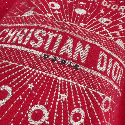 Replica Christian Dior Sweaters Long Sleeved For Women #1417728 $72.00 USD for Wholesale