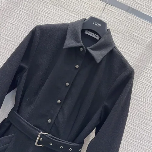 Replica Christian Dior Dresses Long Sleeved For Women #1417734 $108.00 USD for Wholesale