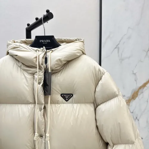 Replica Prada Down Feather Coat Long Sleeved For Women #1417740 $118.00 USD for Wholesale