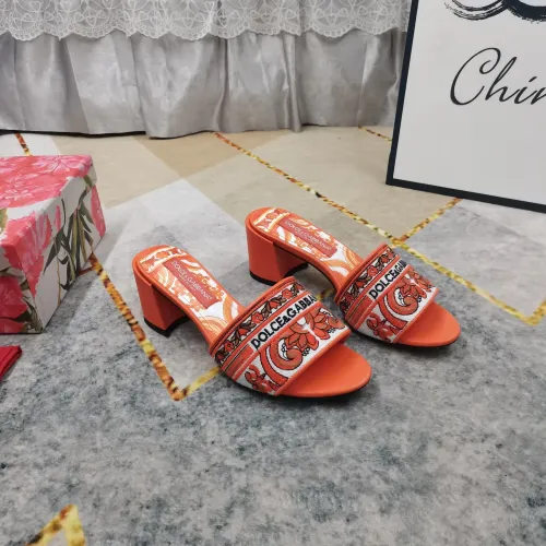 Cheap Dolce &amp; Gabbana D&amp;G Slippers For Women #1417753, $$125.00 USD On Dolce &amp; Gabbana D&amp;G Slippers