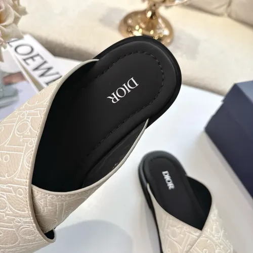 Replica Christian Dior Slippers For Men #1417775 $85.00 USD for Wholesale