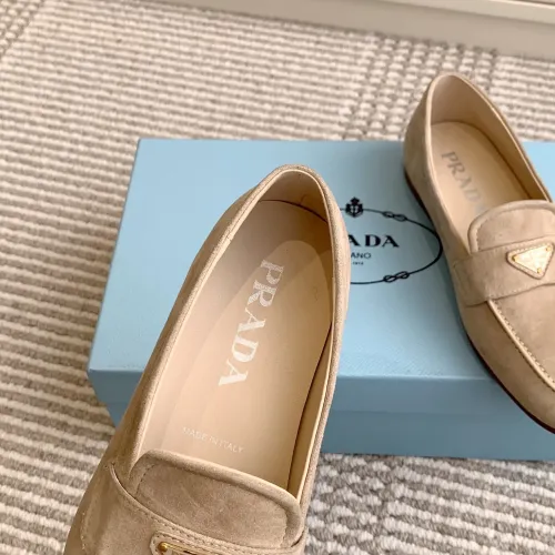 Replica Prada Leather Shoes For Women #1417843 $105.00 USD for Wholesale