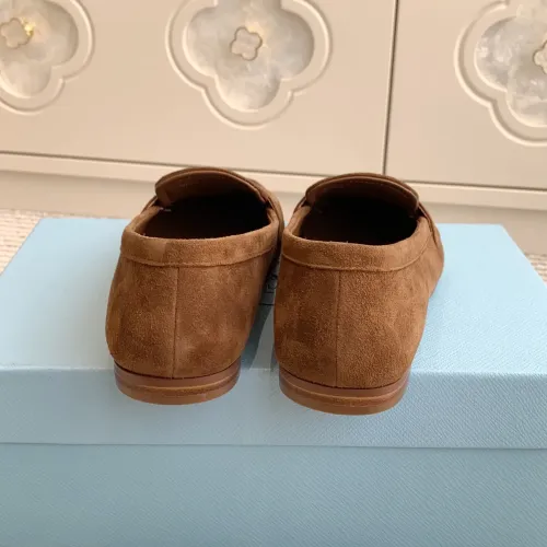 Replica Prada Leather Shoes For Women #1417849 $105.00 USD for Wholesale