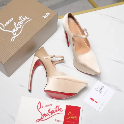 Replica Christian Louboutin High-heeled shoes For Women #1417932 $128.00 USD for Wholesale