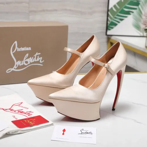Replica Christian Louboutin High-heeled shoes For Women #1417932 $128.00 USD for Wholesale