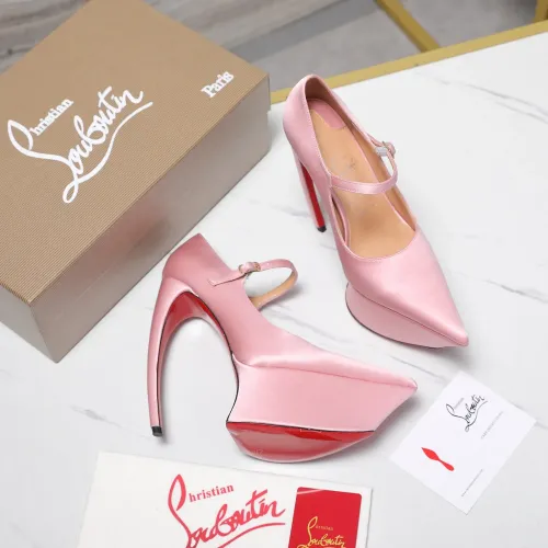 Replica Christian Louboutin High-heeled shoes For Women #1417933 $128.00 USD for Wholesale