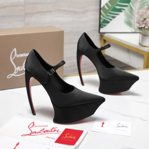 Cheap Christian Louboutin High-heeled shoes For Women #1417936, $$128.00 USD On Christian Louboutin High-heeled shoes